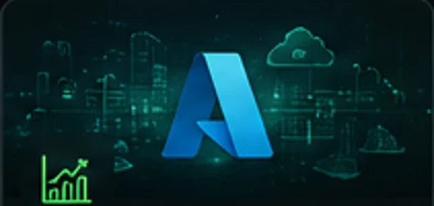 Azure cloud illustration